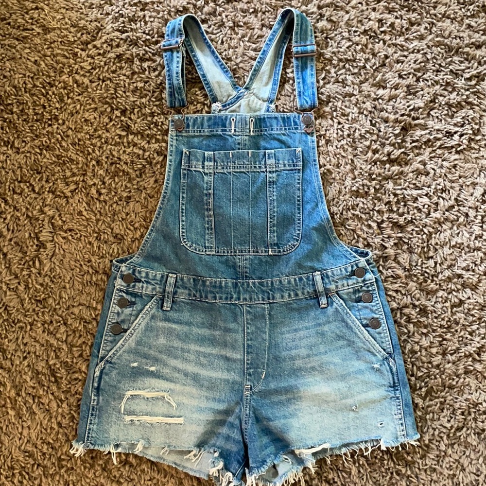 Denim overalls